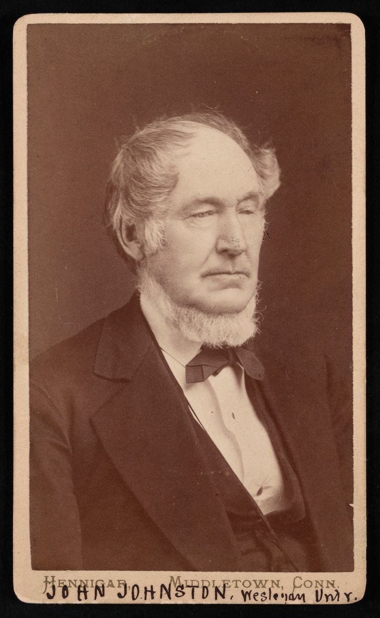 Porträtt av John Johnston 1806-1879, före 1876. av Hennigar Bros