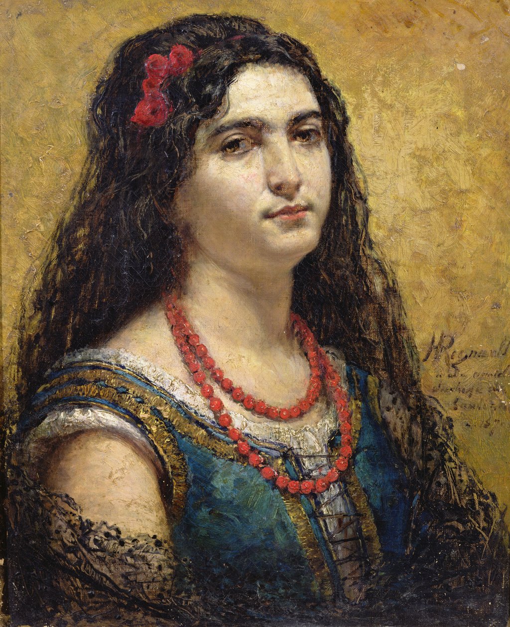 Den spanska kvinnan, 1870 av Henri Alexandre Georges Regnault