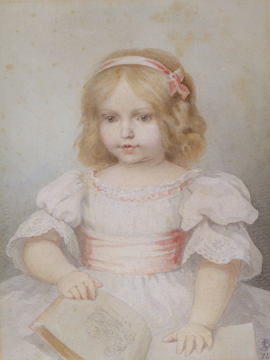 Colette, 18 månader gammal, 1875 av Henri Baron