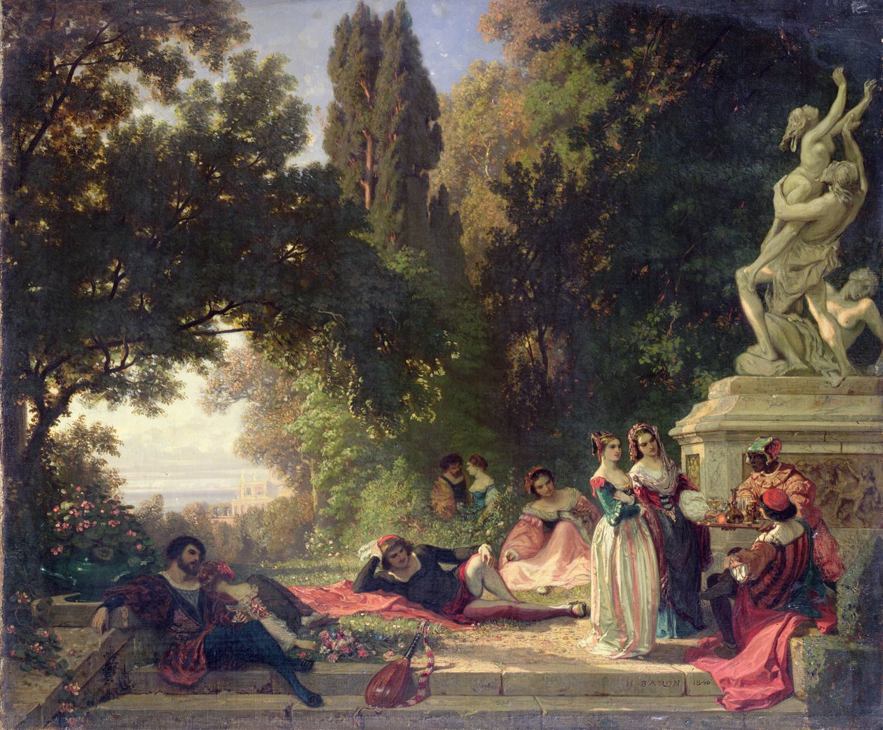 Vårfest i Toscana av Henri Baron
