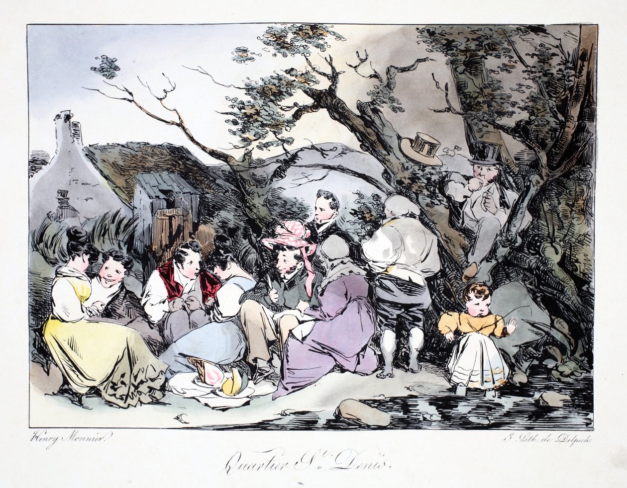 Quartier St. Denis, illustration från 