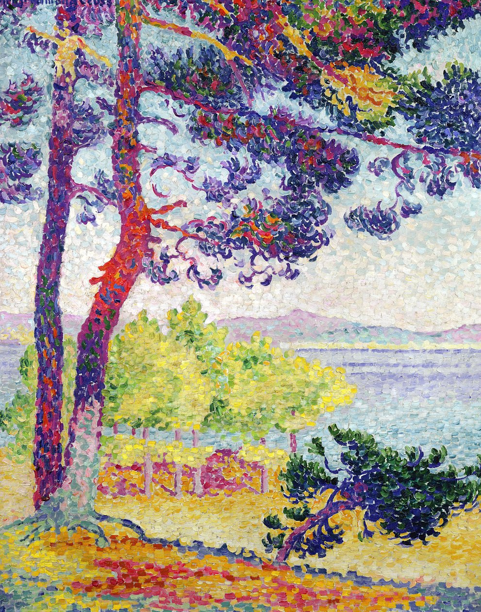 Eftermiddag i Pardigon, Var, 1907 av Henri Edmond Cross