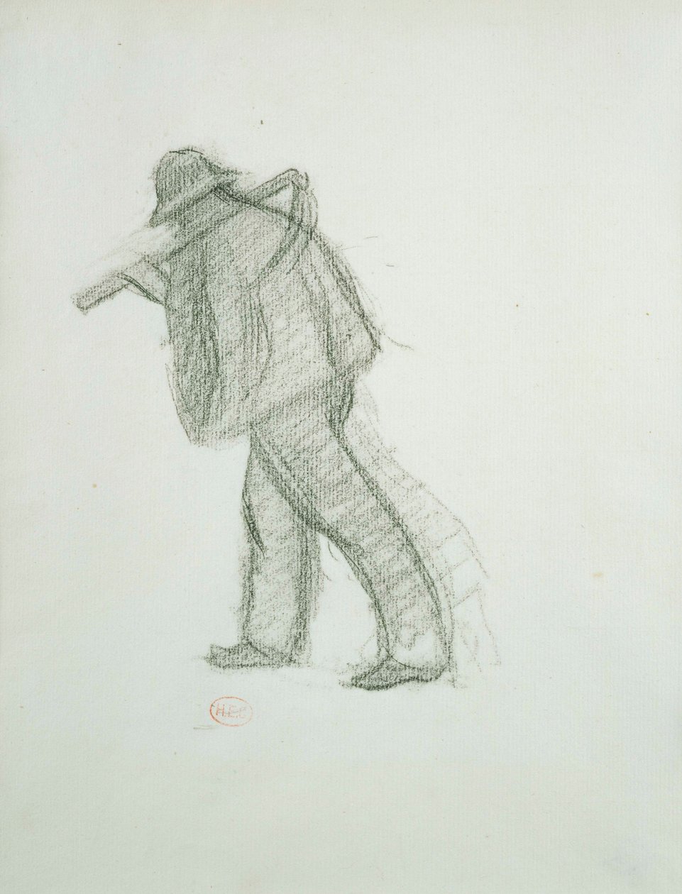 Bonde med Scythe av Henri Edmund Cross