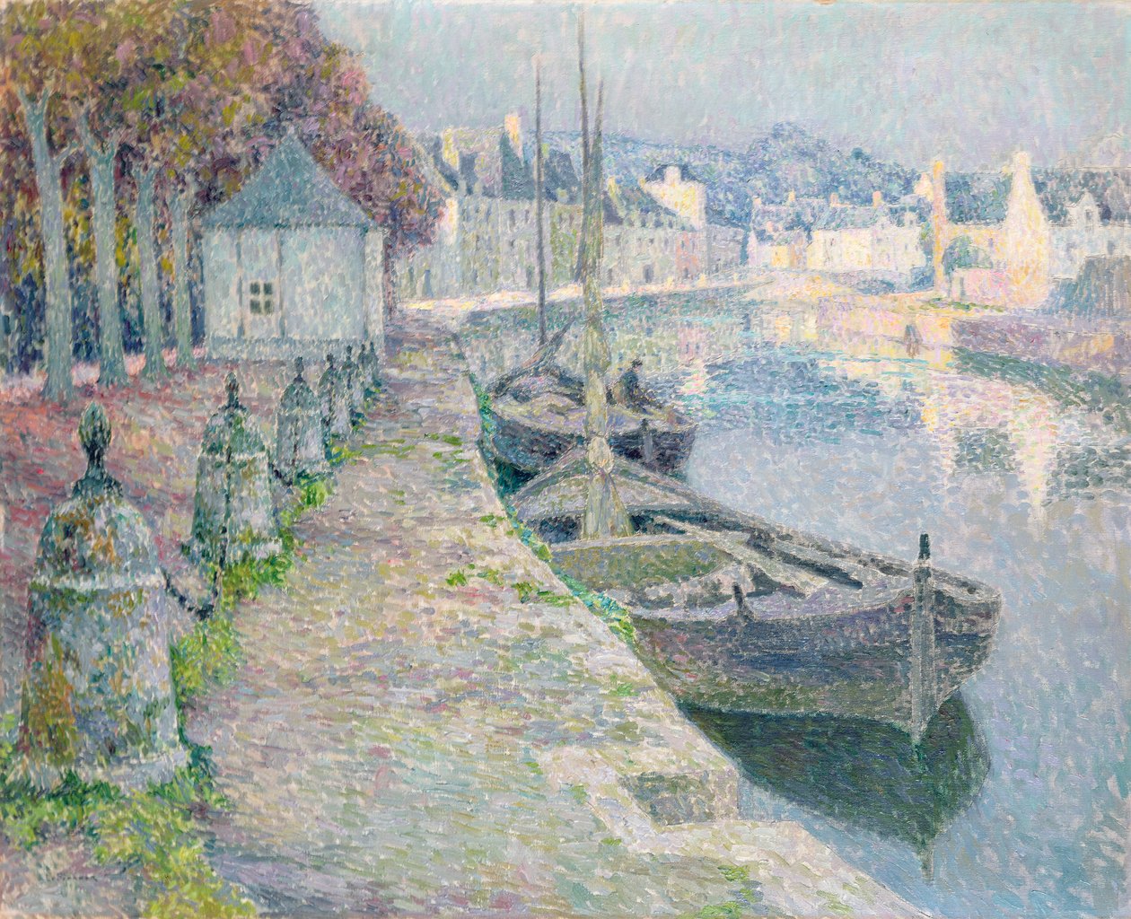 Grusbåtarna av Henri Eugene Augustin Le Sidaner