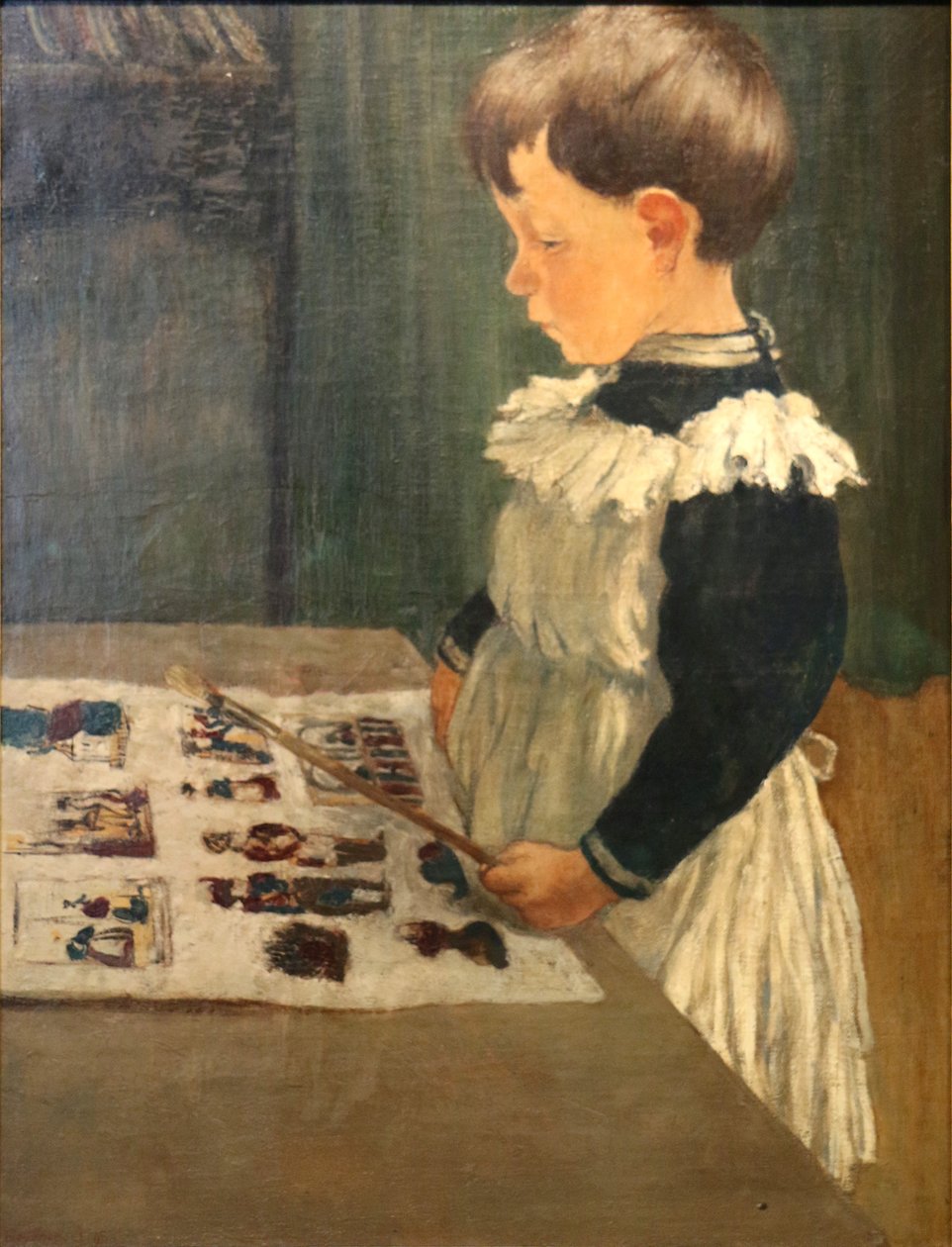 Porträtt av Louis Charles Crespinr av Henri Jacques Edouard Evenepoel