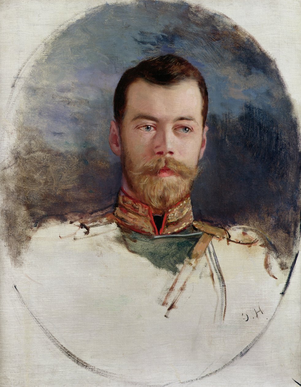 Studie till ett porträtt av tsar Nikolaj II (1868-1918) 1898 av Henri Gervex