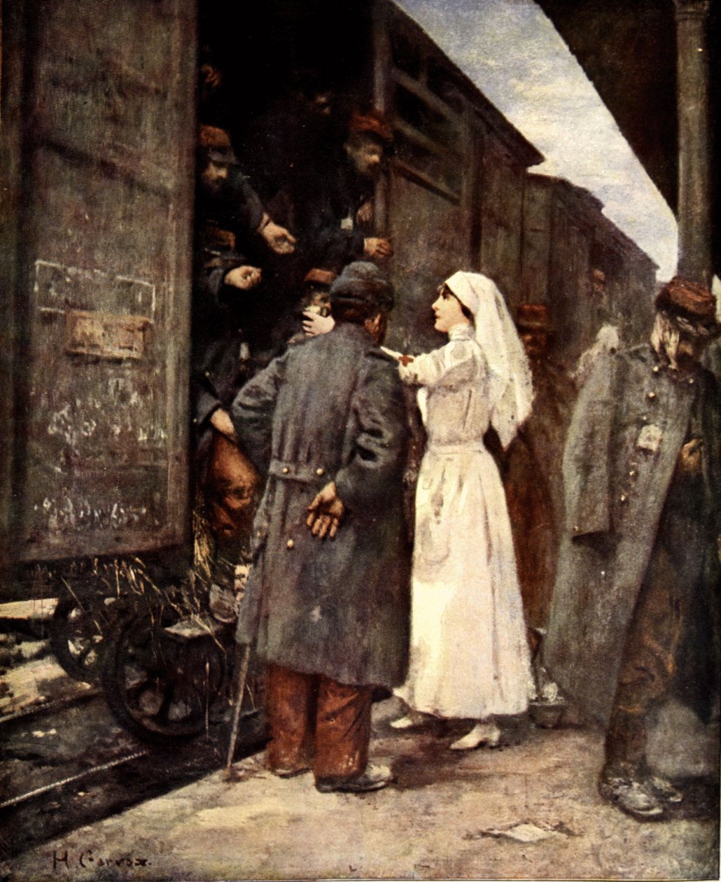 De sårades tåg, 1915 av Henri Gervex