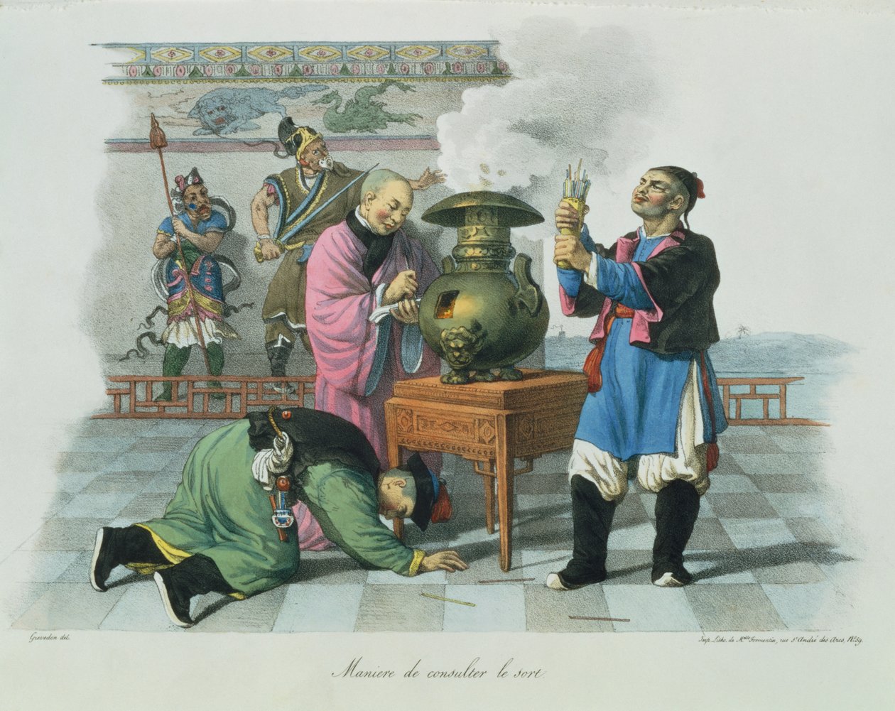 A Way of Taling the Future, graverad av Mlle. Formentin, 1824-27 av Henri Grevedon