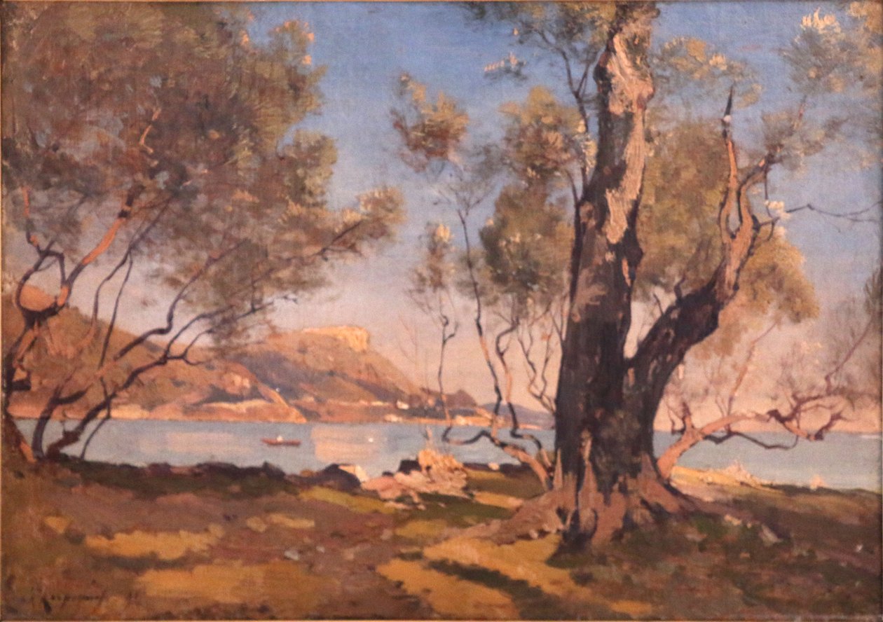 Arbres a Beaulieu. av Henri Joseph Harpignies