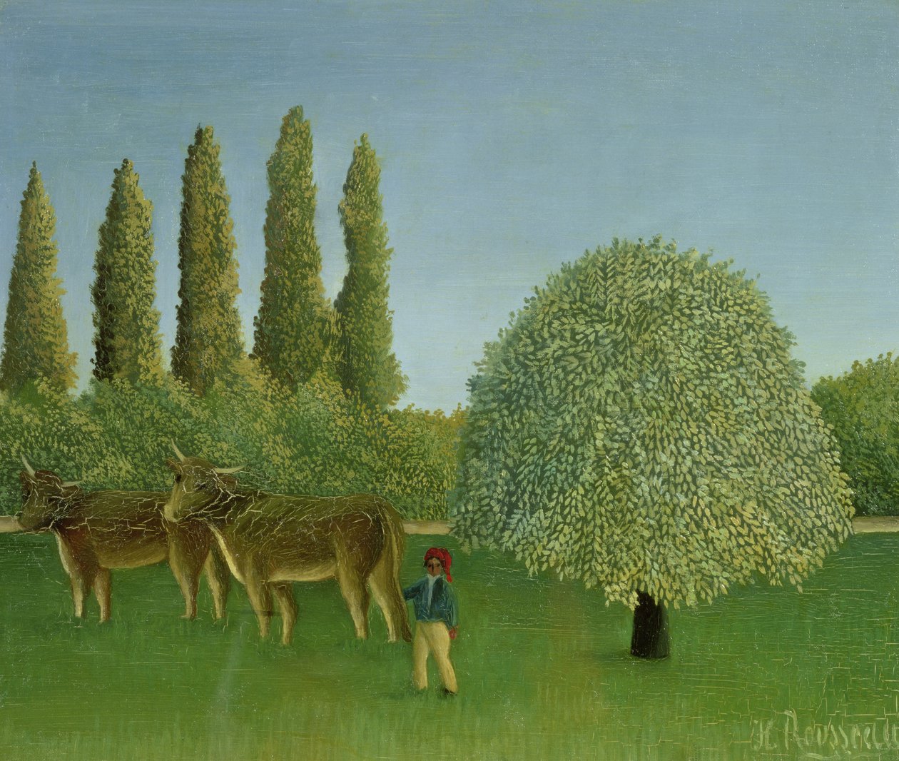 På fälten, 1910 av Henri Rousseau