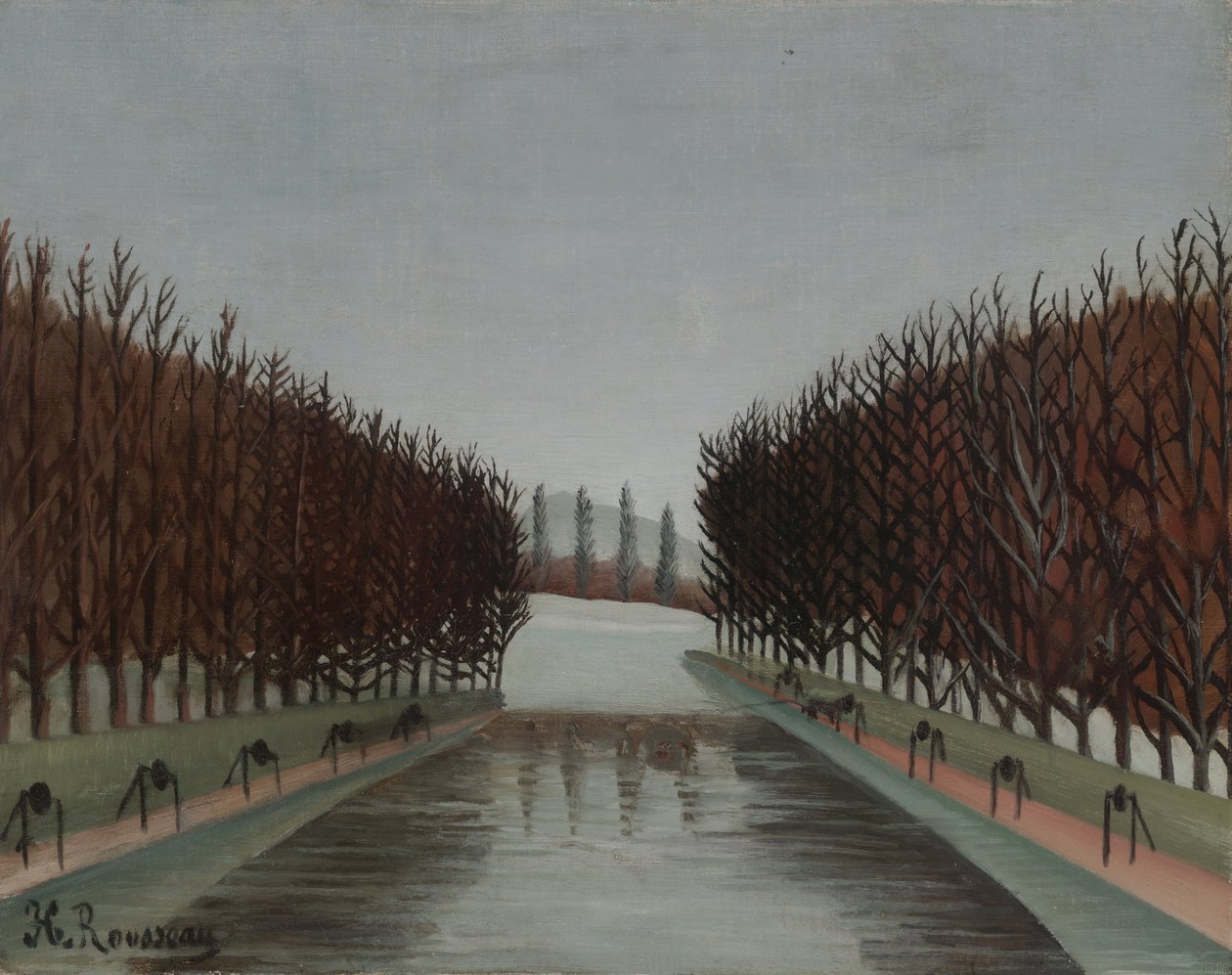 Kanalen, ca 1905 av Henri Rousseau