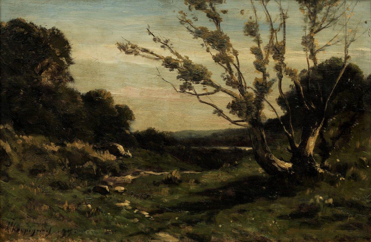 Morgon i Nievre av Henri Joseph Harpignies
