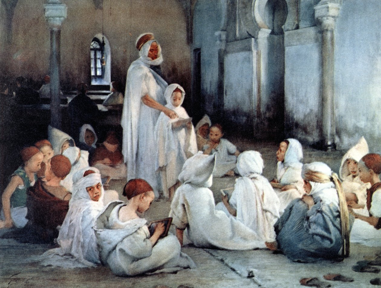 En arabisk skola i Tlemcen av Henri Jules Jean Geoffroy