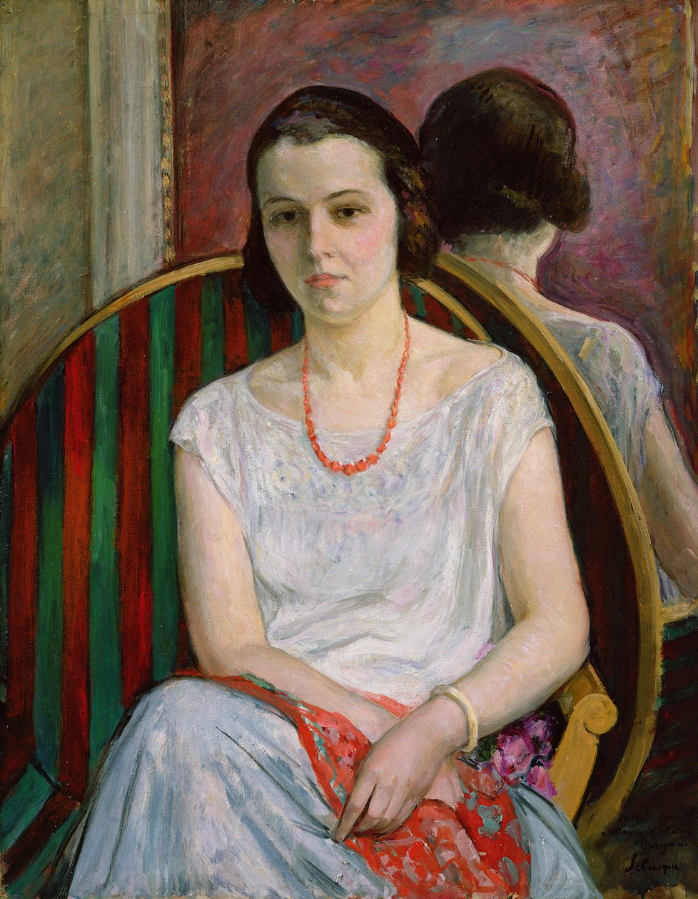 Porträtt av en kvinna av Henri Lebasque
