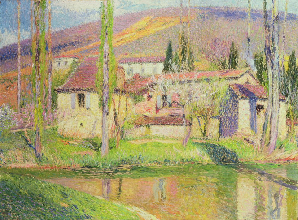 Bastide du Vert, ca 1909 av Henri Martin