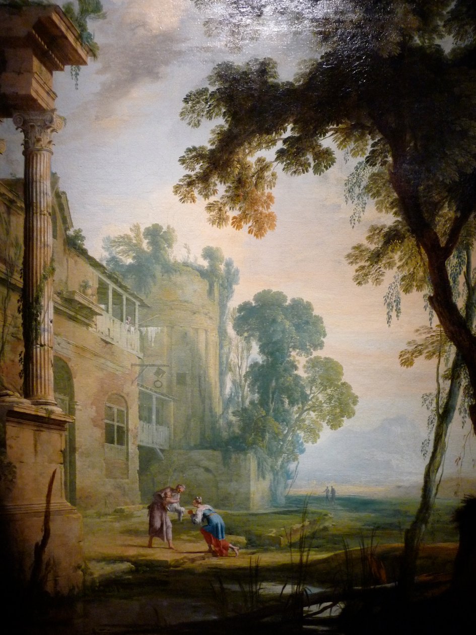 Henri Mauperché Landskap till 1650 olja på duk av Henri Mauperche