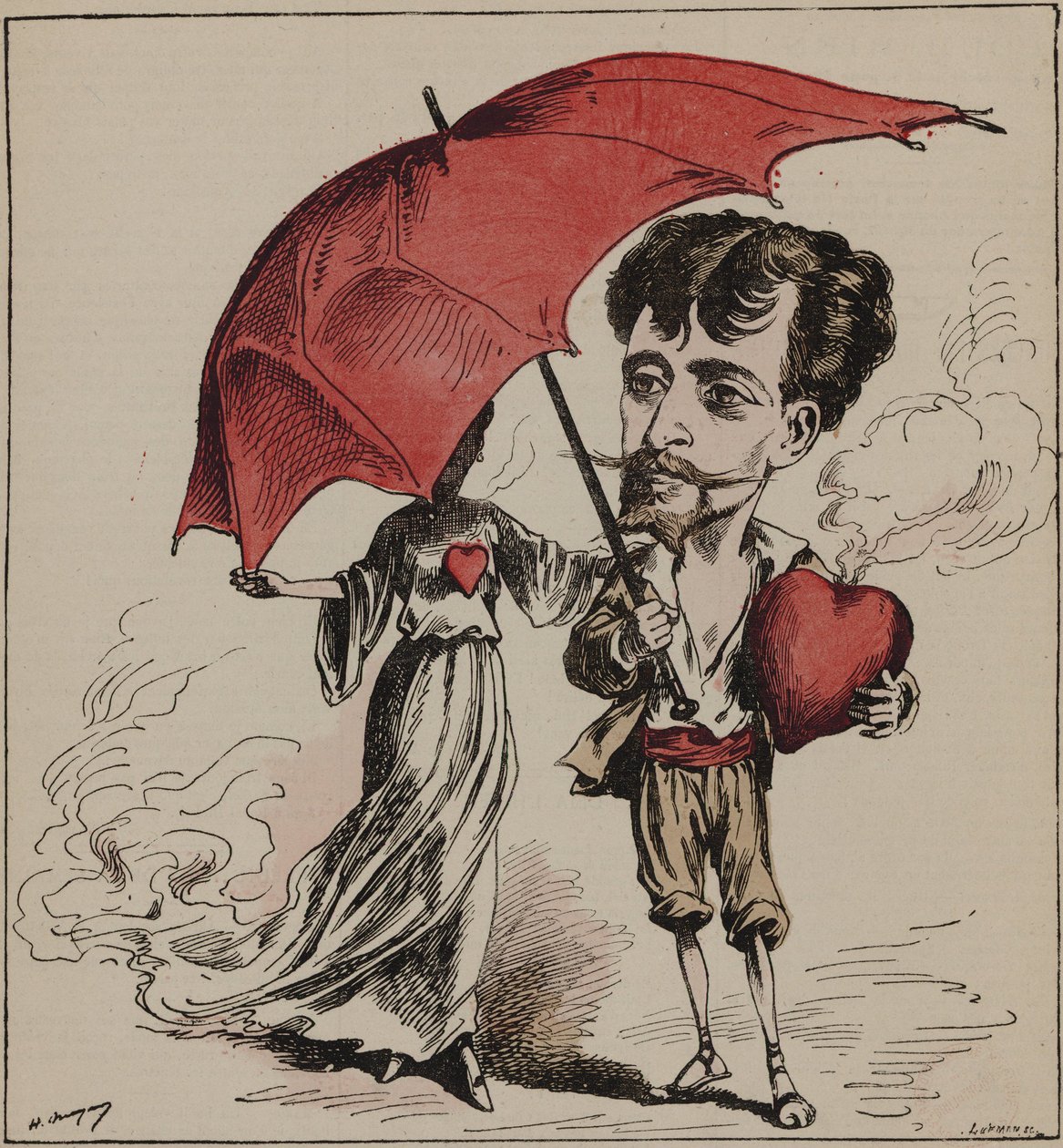 French opera singer Victor Capoul portrayed performing Paul in Victor Massé