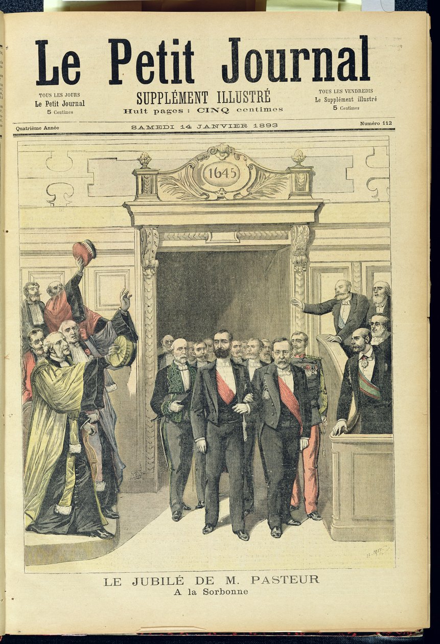 The Jubilee of Louis Pasteur (1822-95) på Sorbonne, 27 december 1892, från 