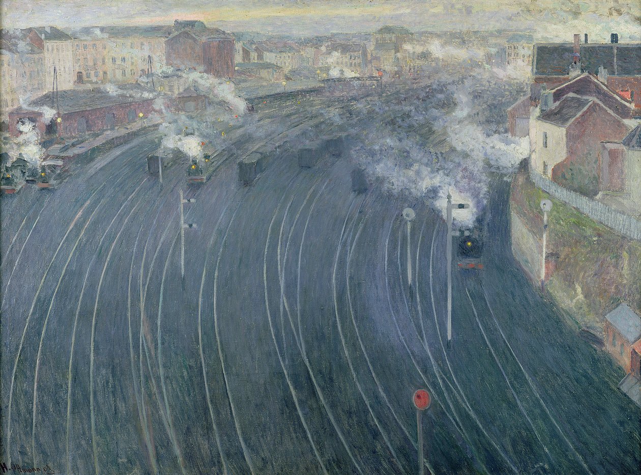Luxemburgstationen, Bryssel, 1903 av Henri Ottmann
