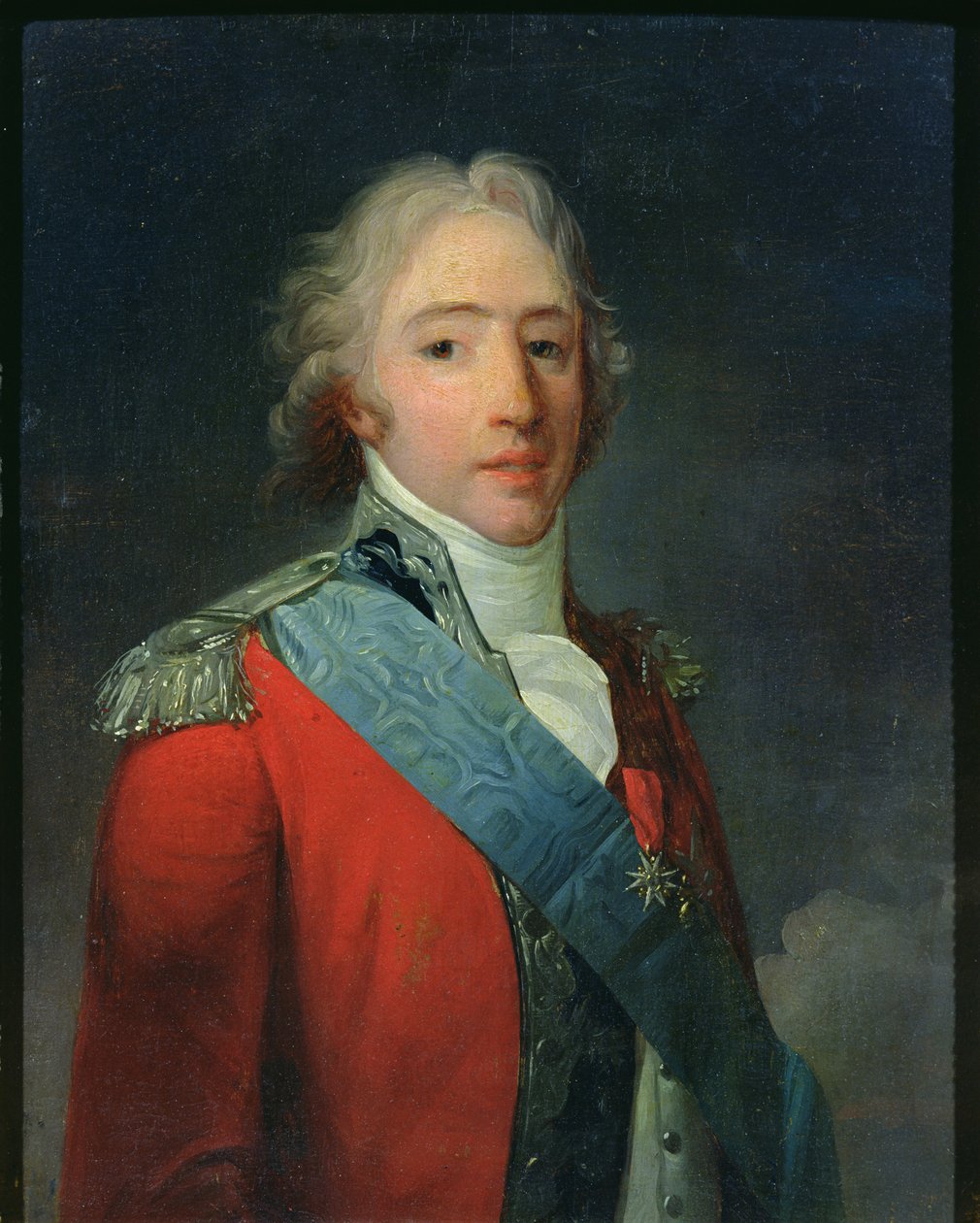 Porträtt av Karl av Frankrike (1757-1836), greve av Artois, framtida Karl X kung av Frankrike och Navarra av Henri Pierre Danloux
