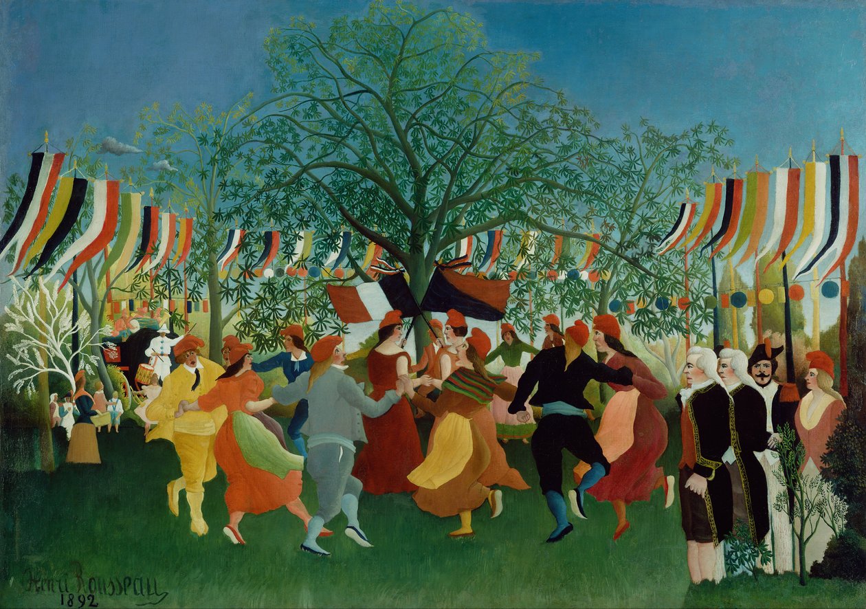 Ett hundraårsjubileum för självständighet av Henri Rousseau
