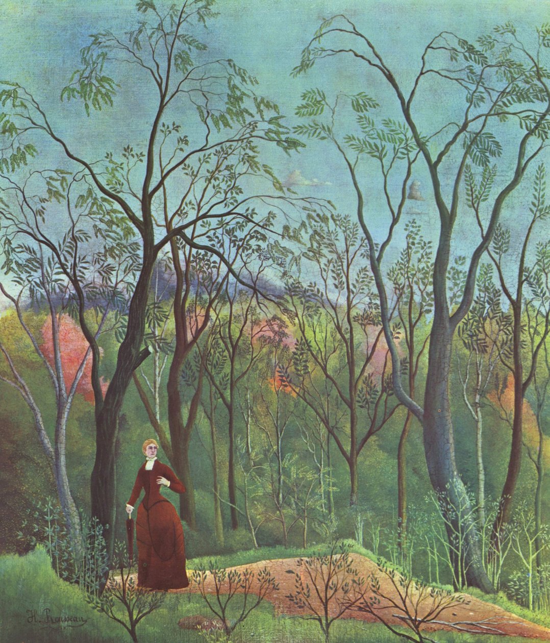 Am Waldrand av Henri Rousseau