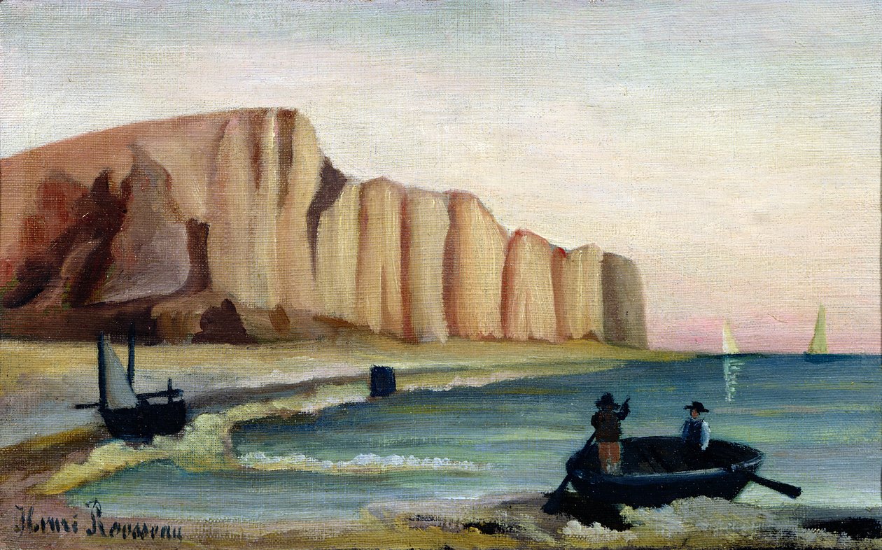 Cliffs, ca 1897 av Henri Rousseau