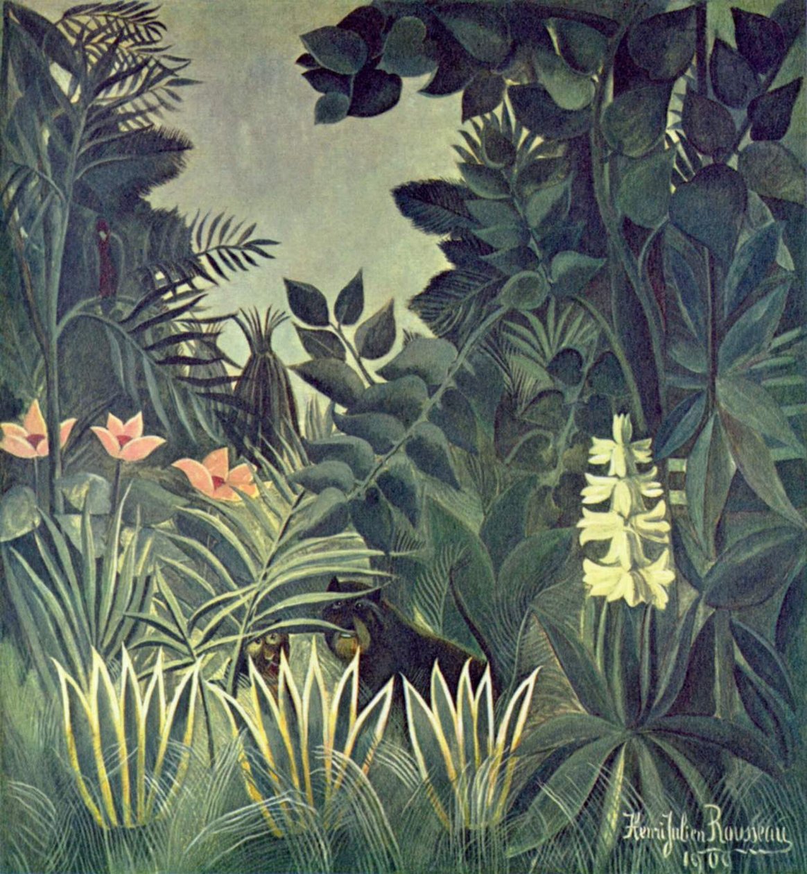 Dschungel am Äquator  av Henri Rousseau
