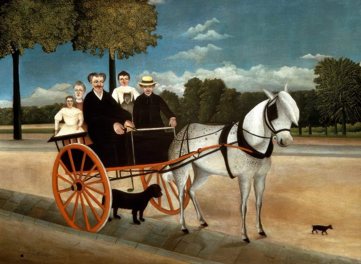 Fader Juniets vagn av Henri Rousseau