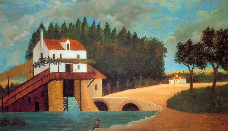 Le Moulin av Henri Rousseau