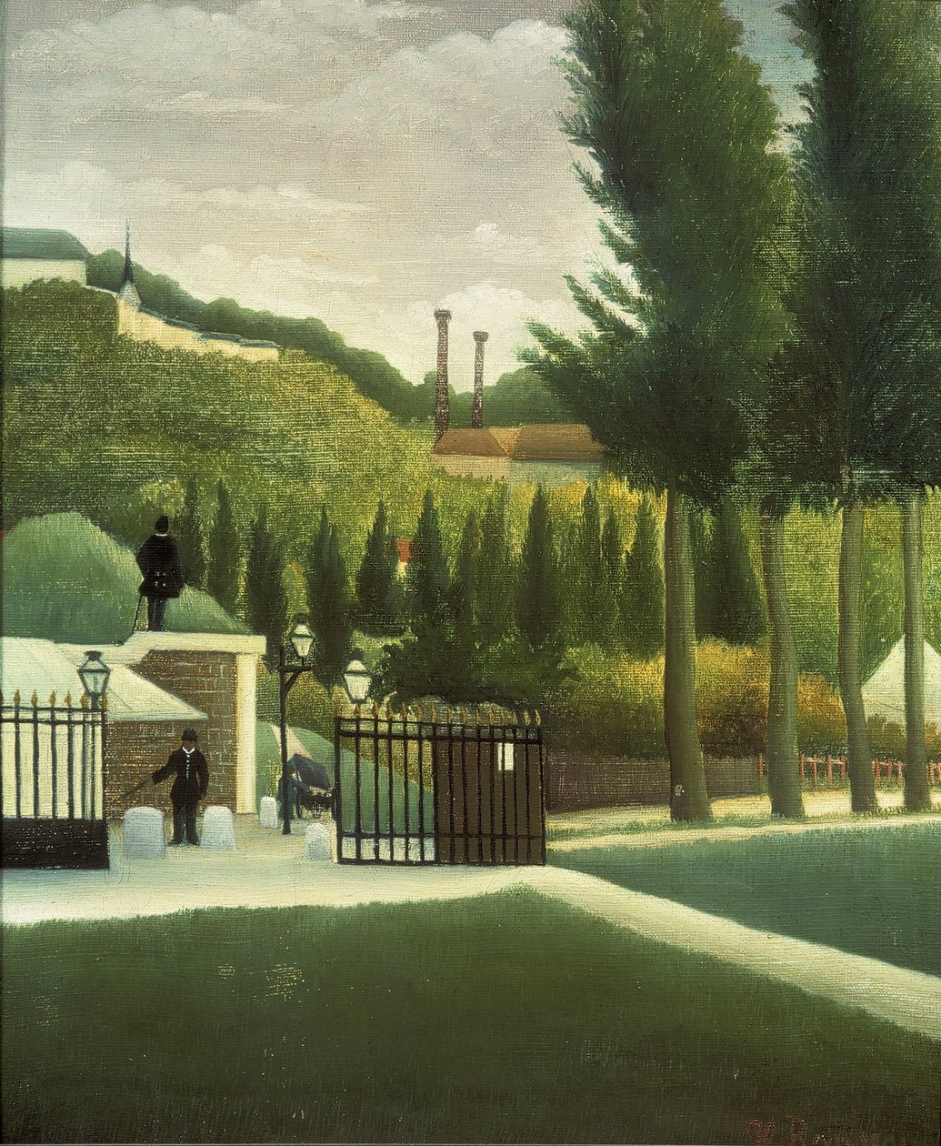 The Customs Post av Henri Rousseau