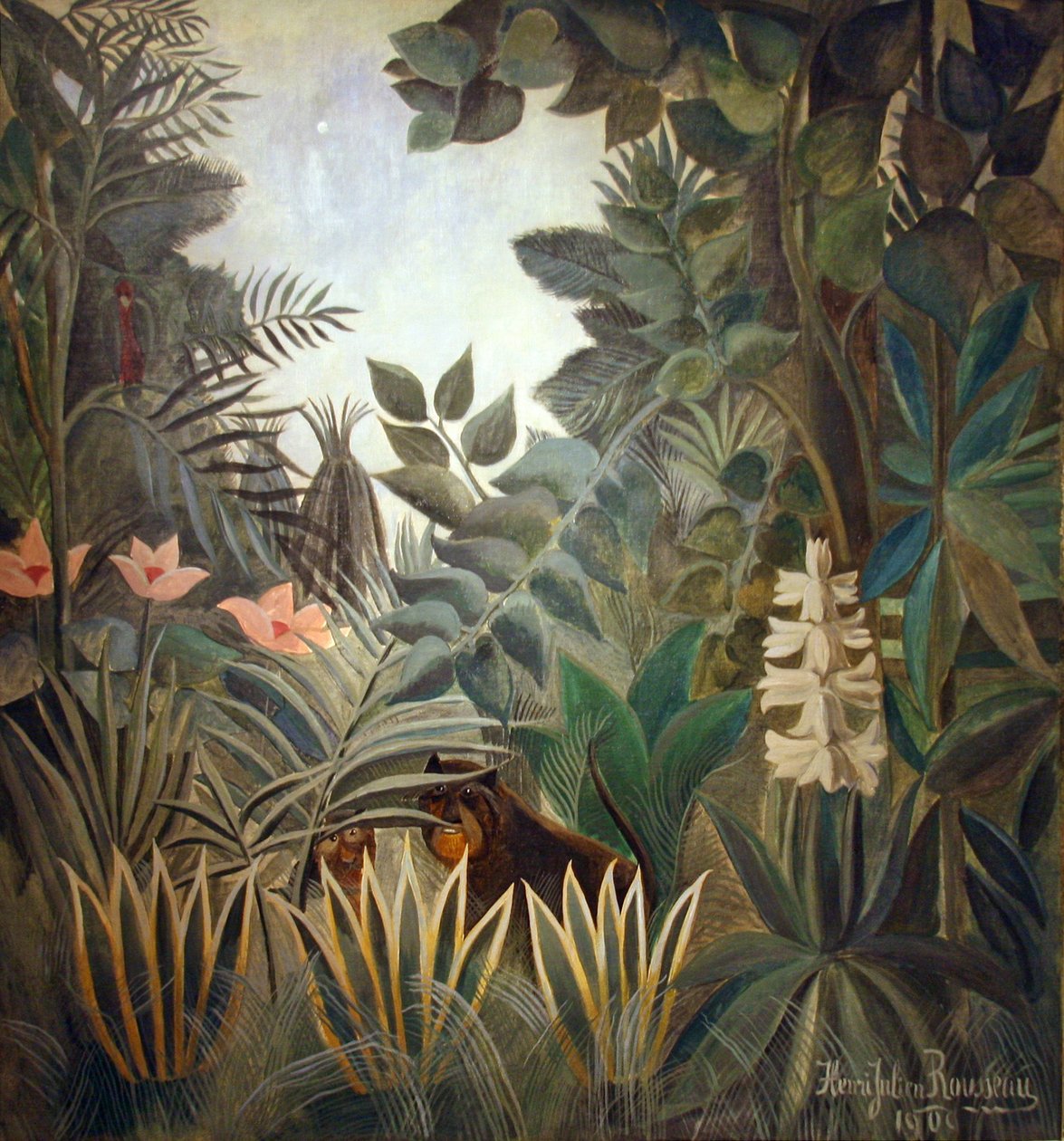 The Equatorial Jungle  av Henri Rousseau