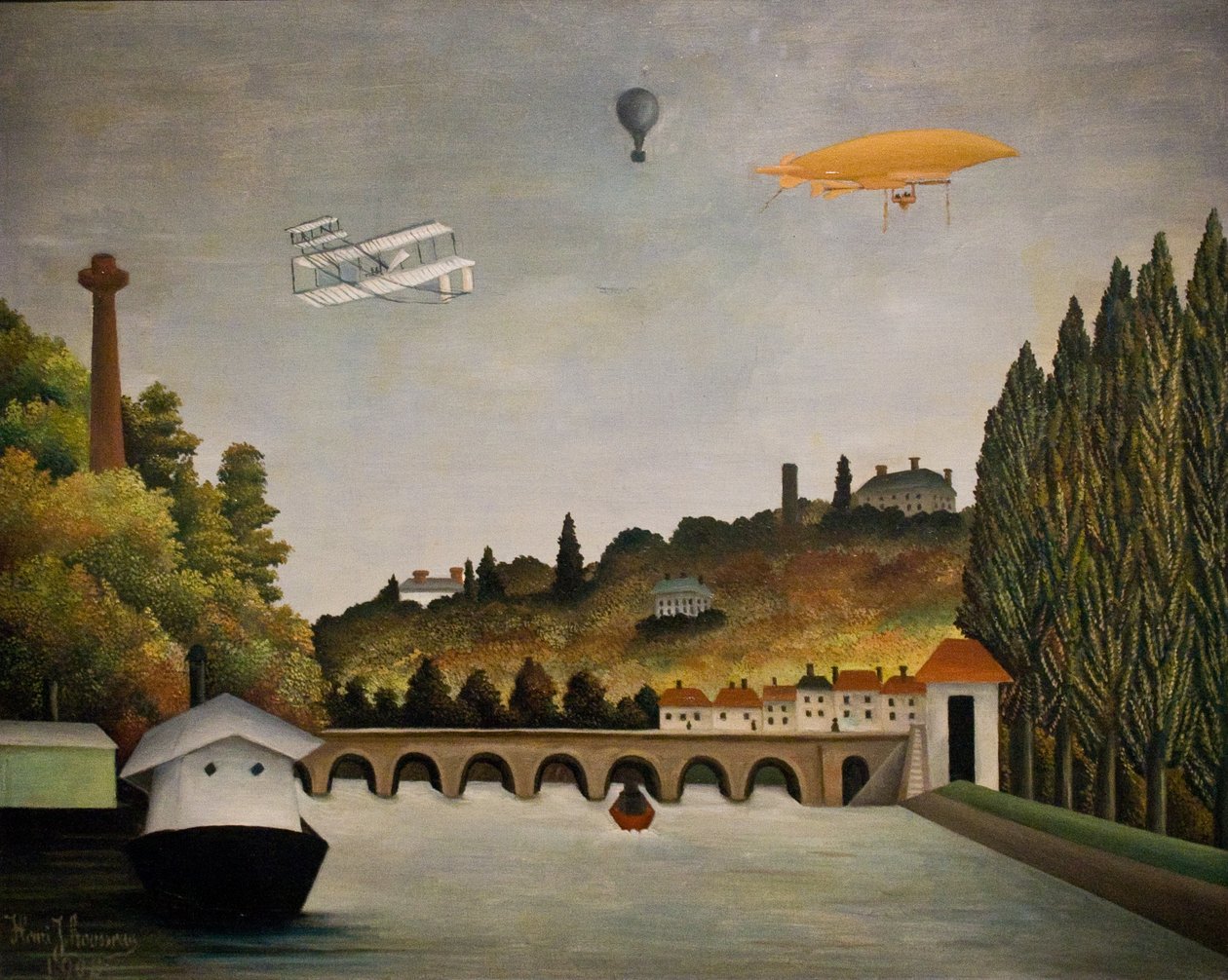 Vue de pont de Sèvres  av Henri Rousseau