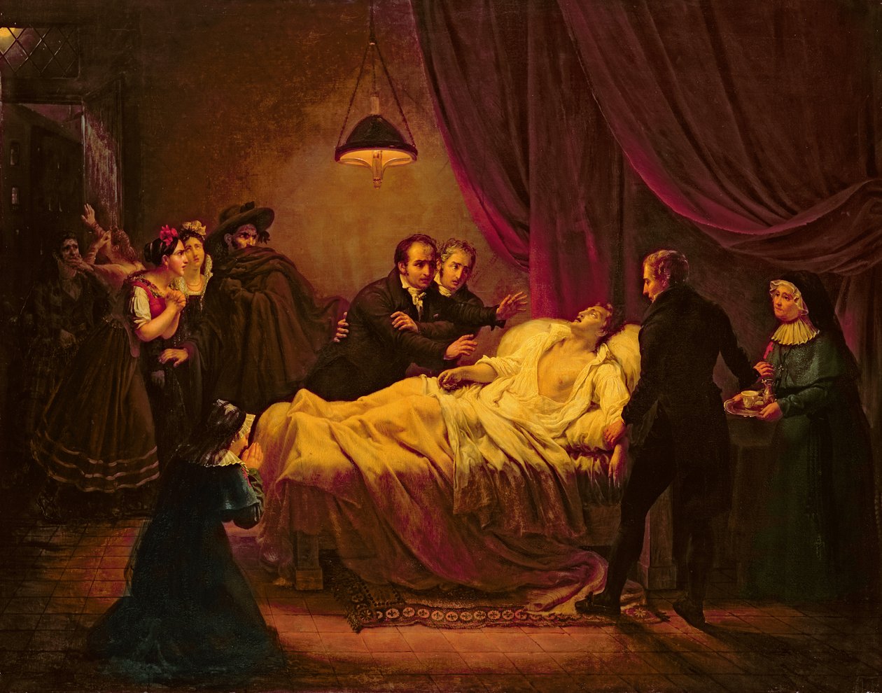 Mazets död, 1821 av Henri Serrur