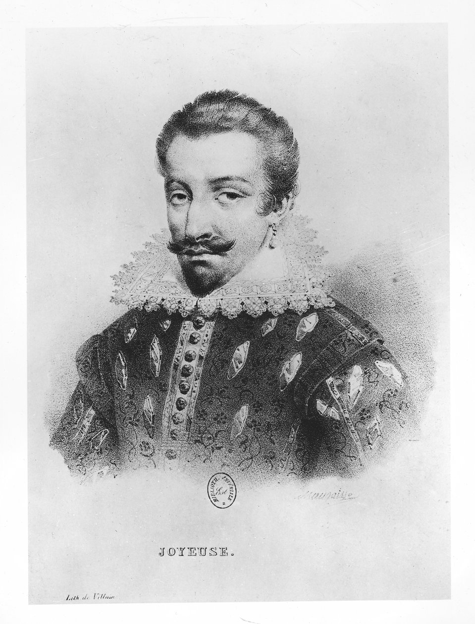 Anne, hertig av Joyeuse av Henri Villain