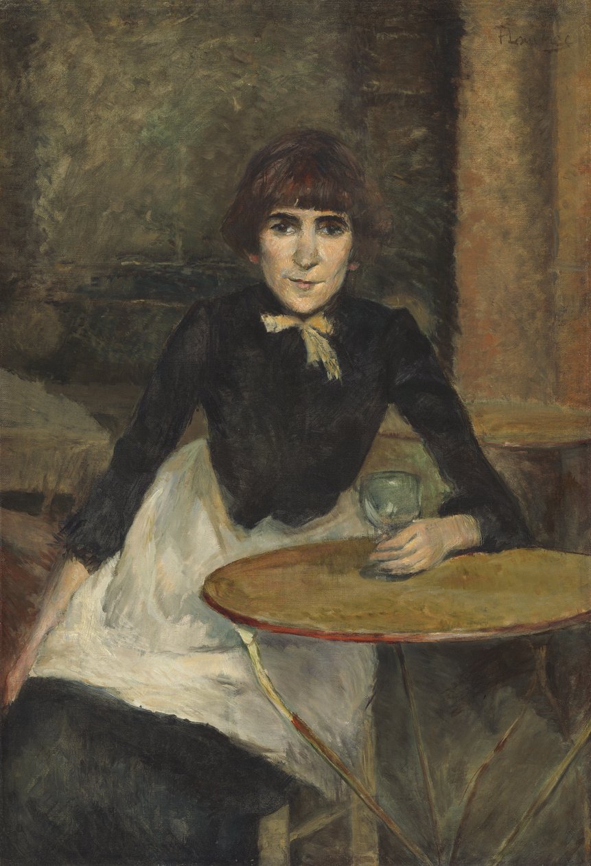 Vid Bastiljen (Jeanne Wenz), 1888 av Henri de Toulouse Lautrec