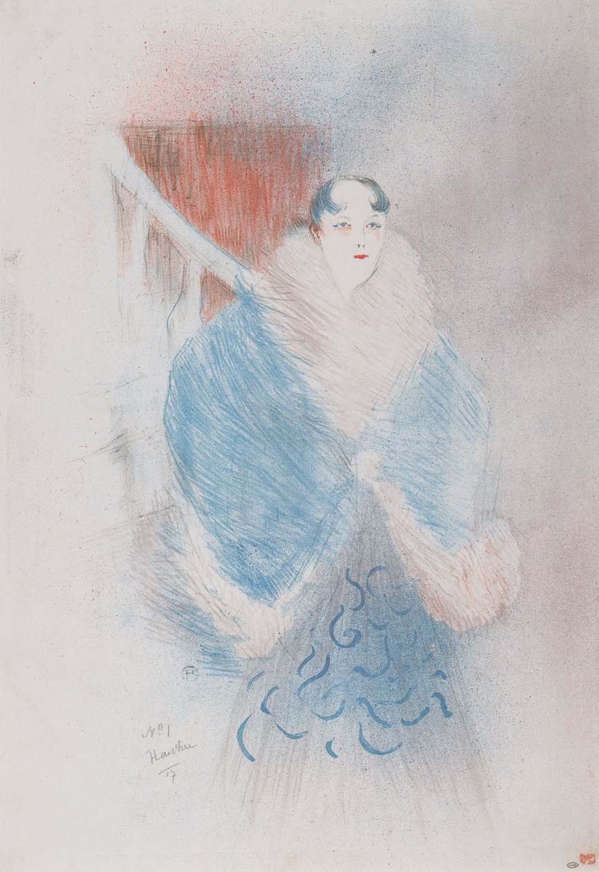 Esla, kallad wienern av Henri de Toulouse Lautrec