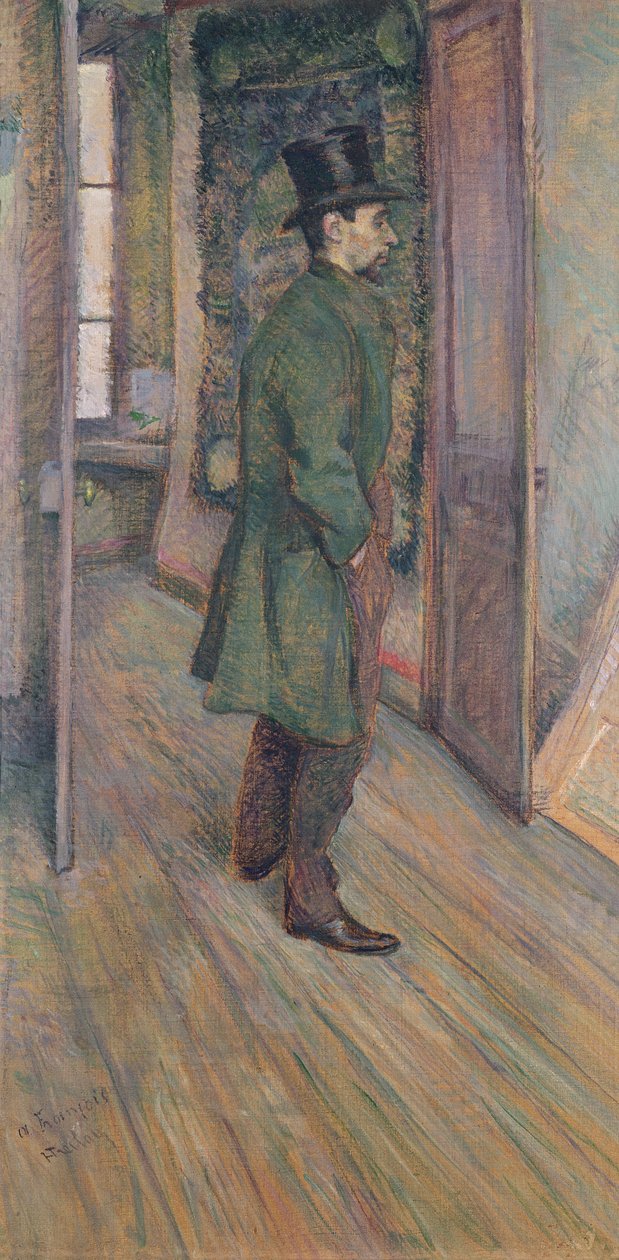 Francois Gauzy (1861-1933) (pastell på papper) av Henri de Toulouse Lautrec