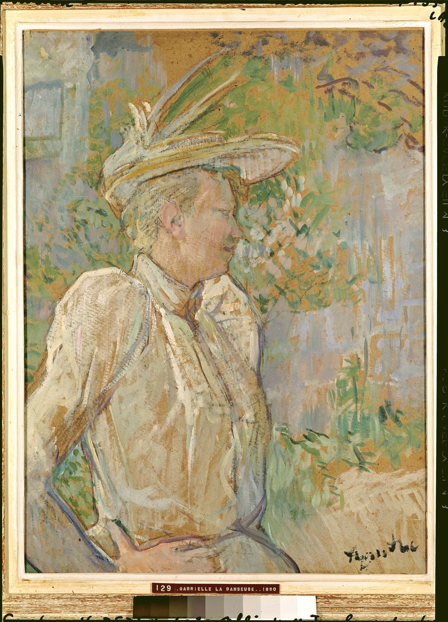 Dansaren Gabrielle, 1890 av Henri de Toulouse Lautrec