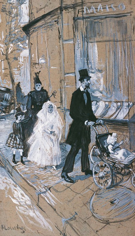 La première communion av Henri de Toulouse Lautrec