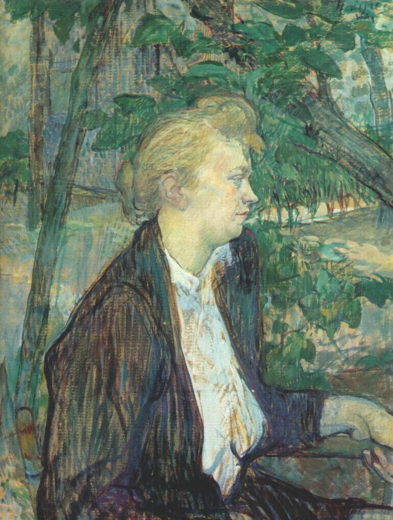 Lautrec gabrielle  av Henri de Toulouse Lautrec