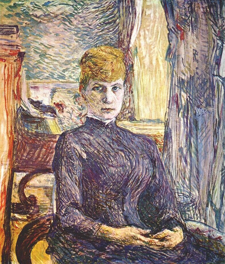 Lautrec juliette pascal  av Henri de Toulouse Lautrec