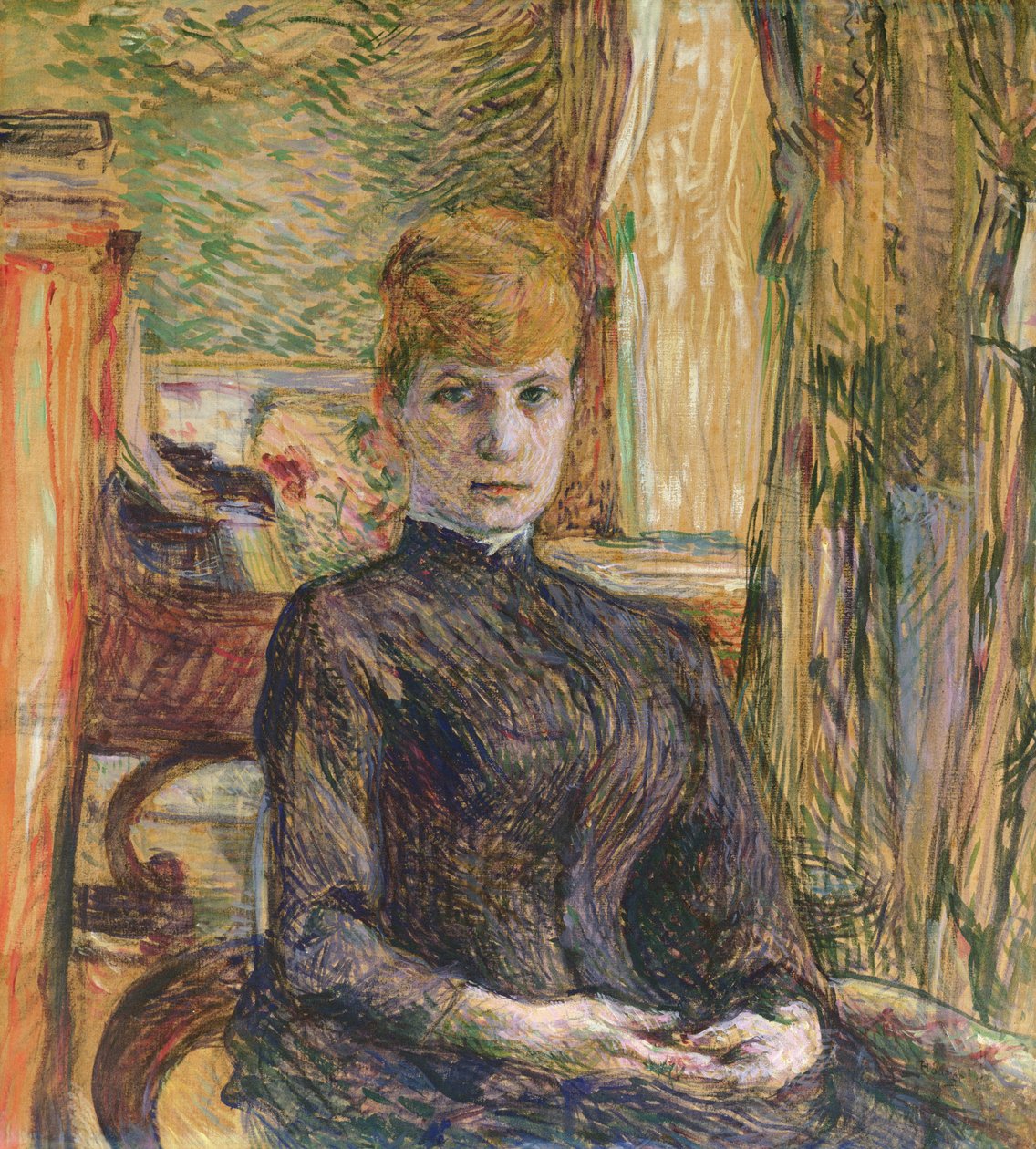 Madame Juliette Pascal, 1887 av Henri de Toulouse Lautrec