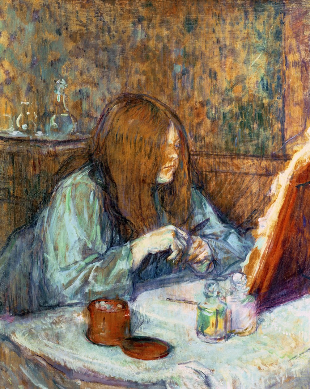 Madame Poupoule på sin toalett, 1898 av Henri de Toulouse Lautrec