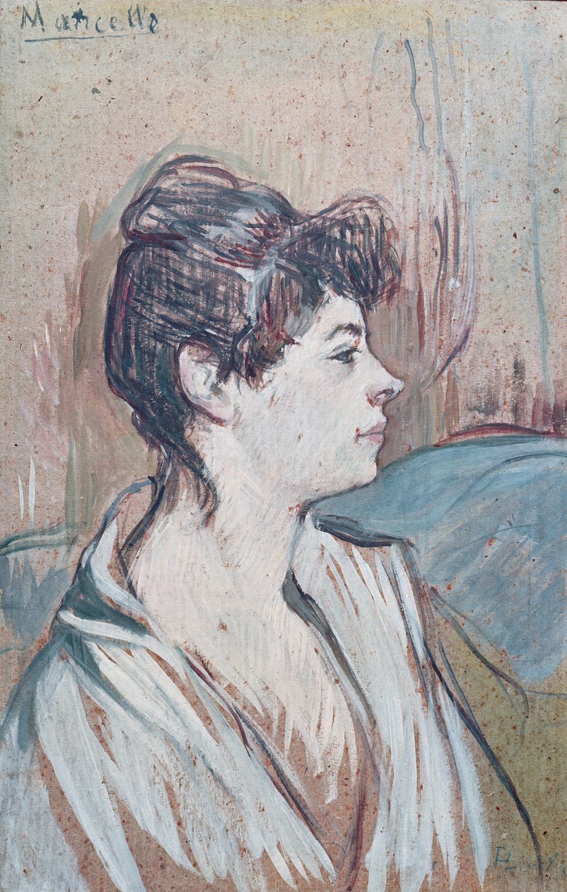Marcelle, 1894 (pastell på papper) av Henri de Toulouse Lautrec