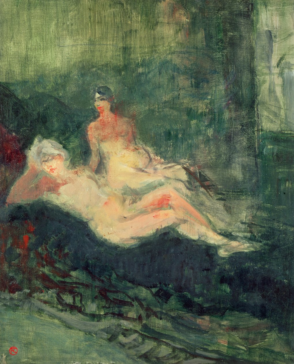 Messalina, (detaljer om extramaterialen), 1900 av Henri de Toulouse Lautrec