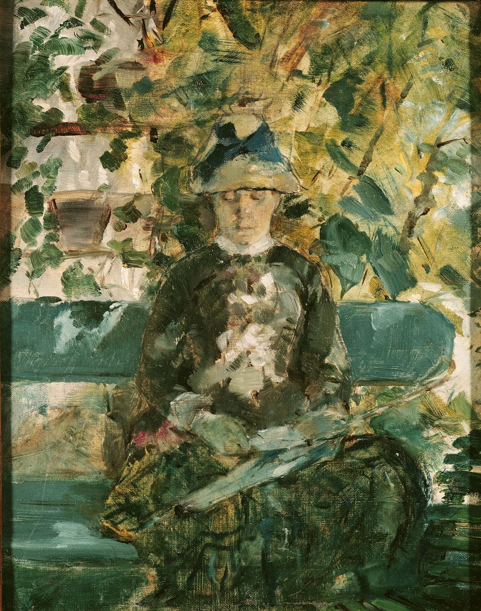 Porträtt av Adele Tapie av Celeyran (1840-1930) 1882 av Henri de Toulouse Lautrec