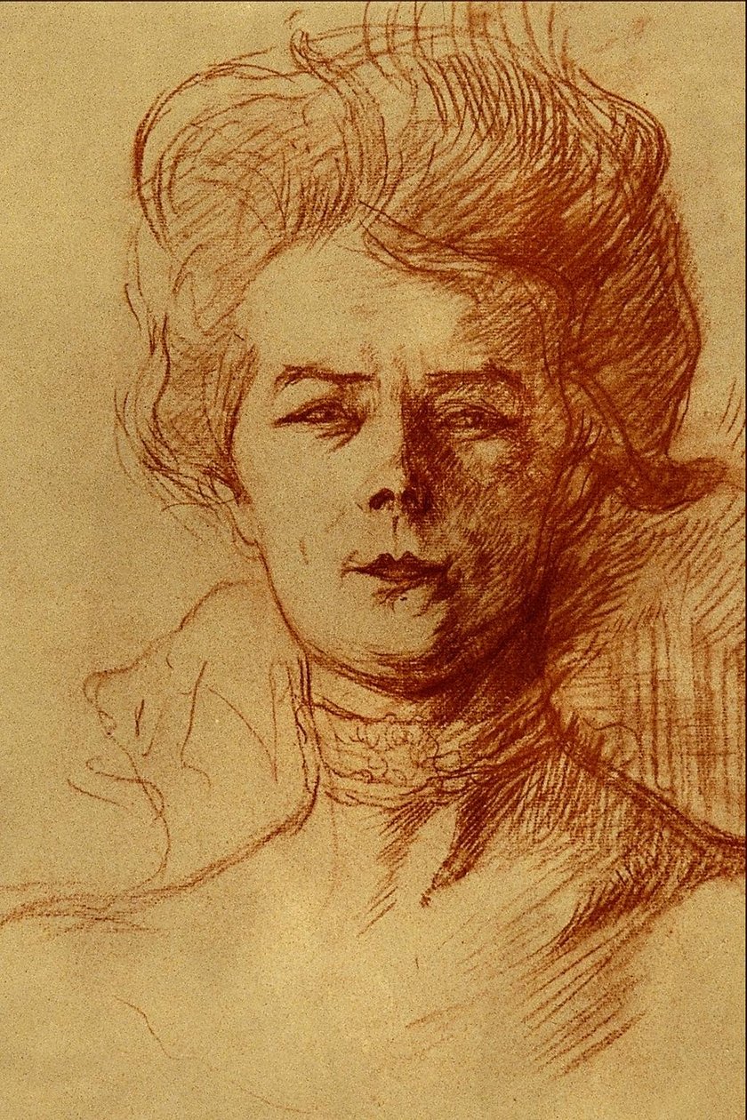 Portrait of Jeanne Granier  av Henri de Toulouse Lautrec