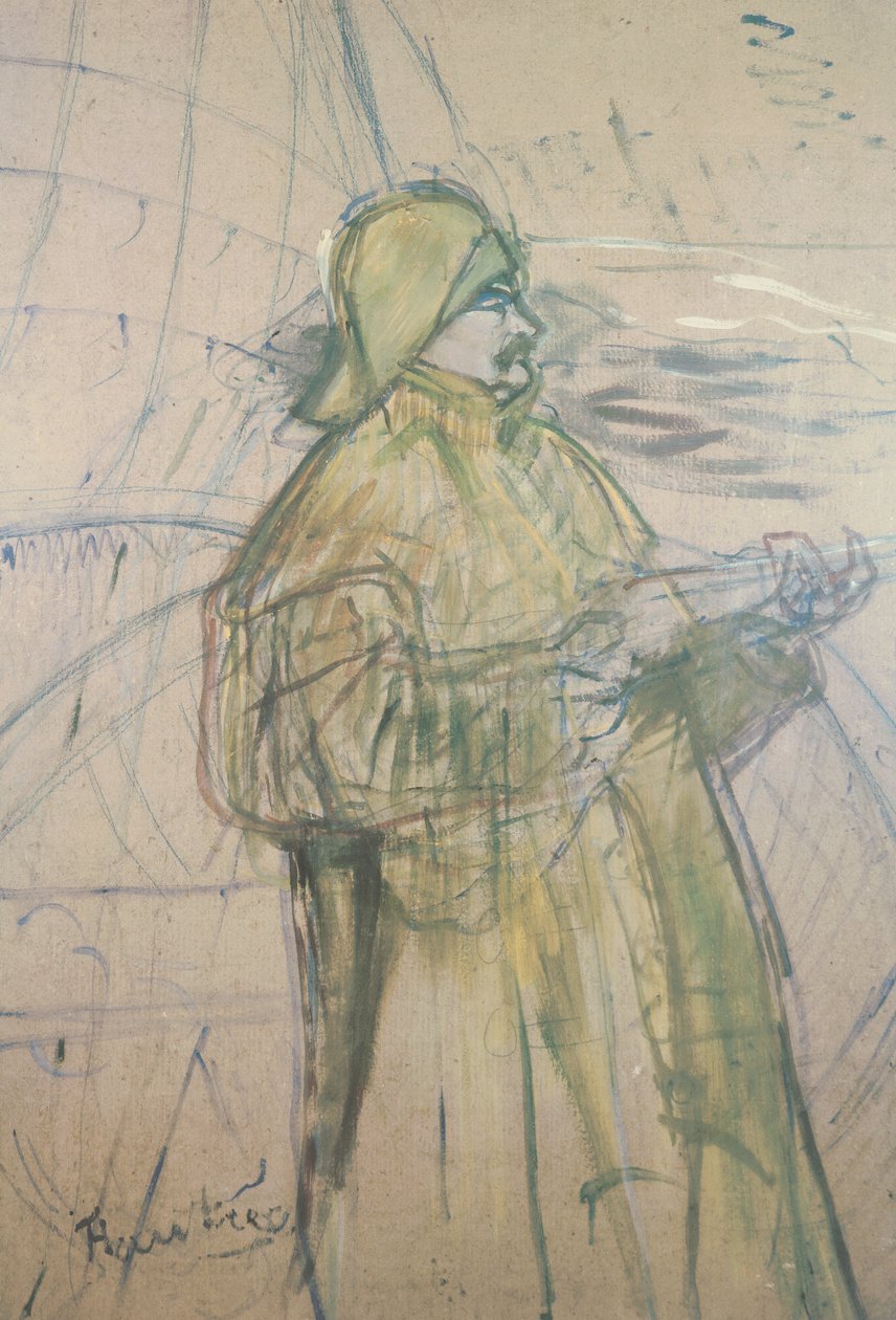 Porträtt av Maurice Joyant (1864-1930) 1900 (pastell och penna på papper) av Henri de Toulouse Lautrec