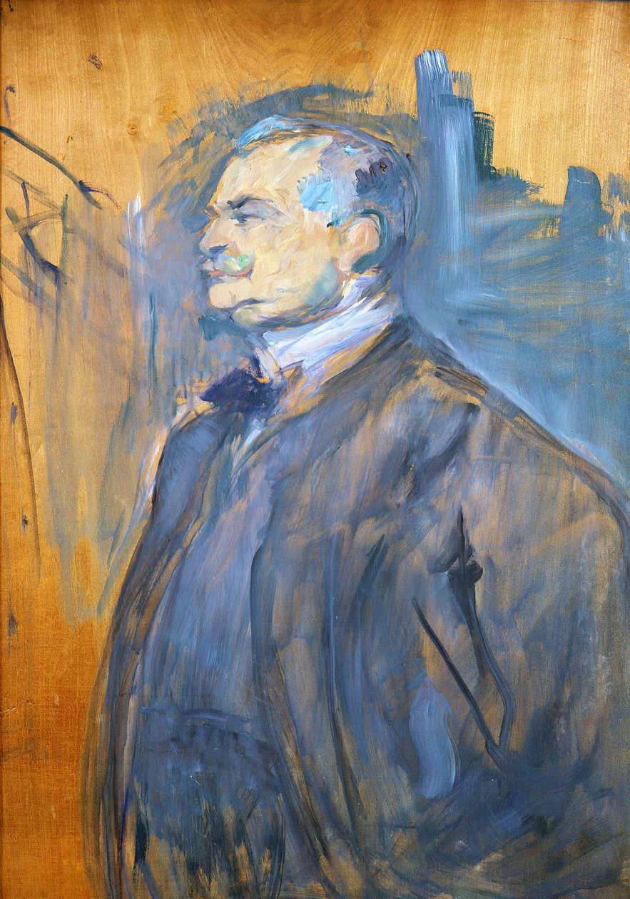 Porträtt av Mr. Manzi (panel) av Henri de Toulouse Lautrec